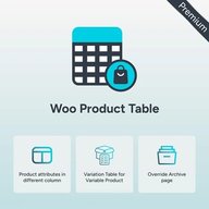 Woo Product Table